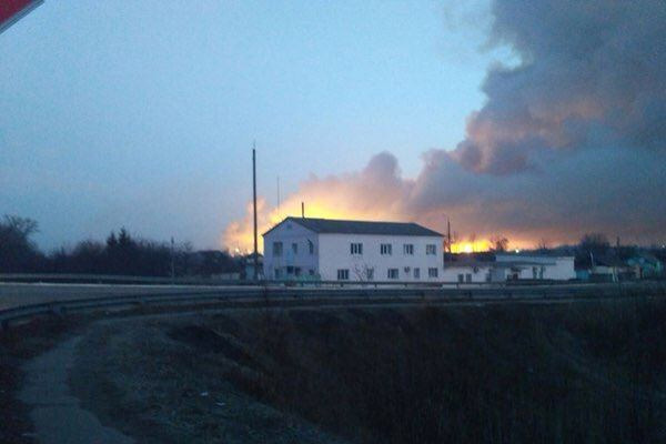 Ukrayna'da büyük yangın!