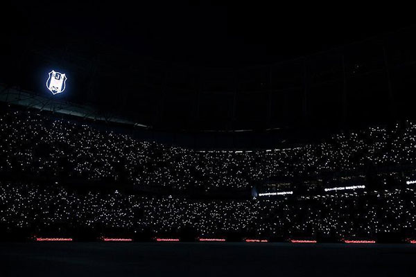 Vodafone Arena'nın ışıkları 1 saatliğine kapanacak