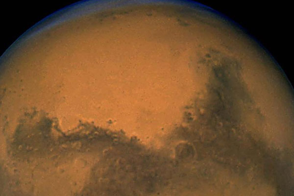 Mars'ta tsunami sonucu krater oluştu