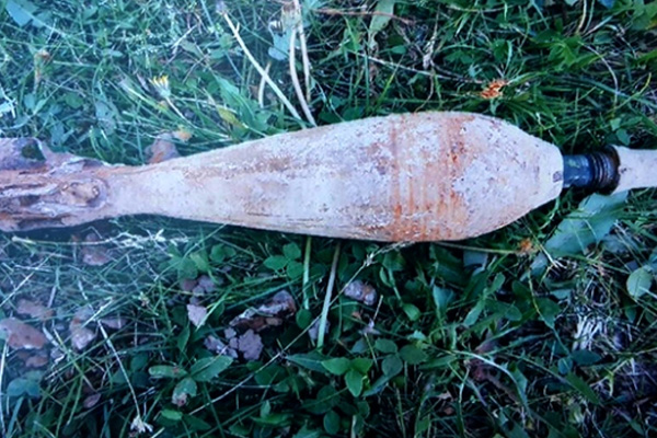 Osmaniye'de havan mermisi bulundu