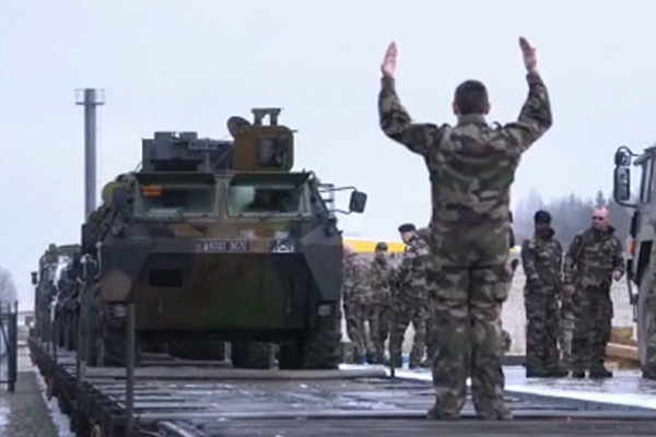 Fransız askerleri Estonya’da