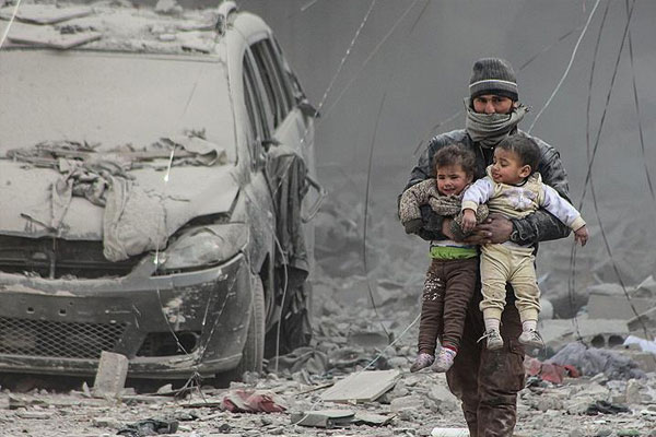 Esed rejimi çocukları vurdu