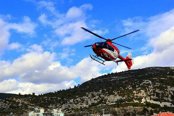 'Hava ambulansı'nda dünyada ilk ondayız