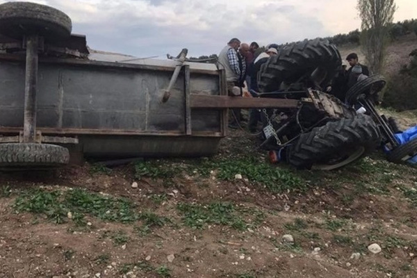 Manisa'da traktör kazası: 1 ölü