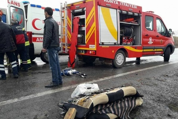 Konya’da trafik kazası