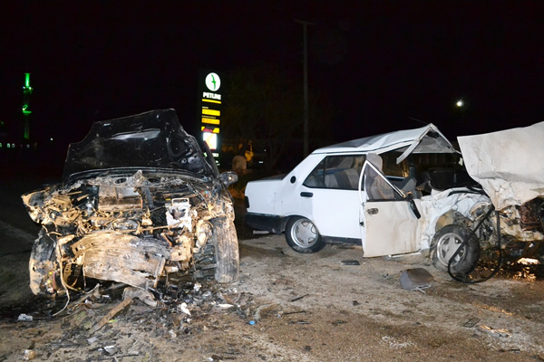 Aksaray'da trafik kazası: 10 yaralı