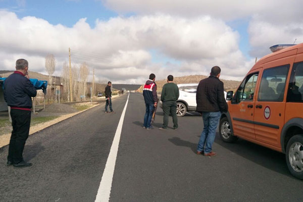 Karayolunda bomba alarmı
