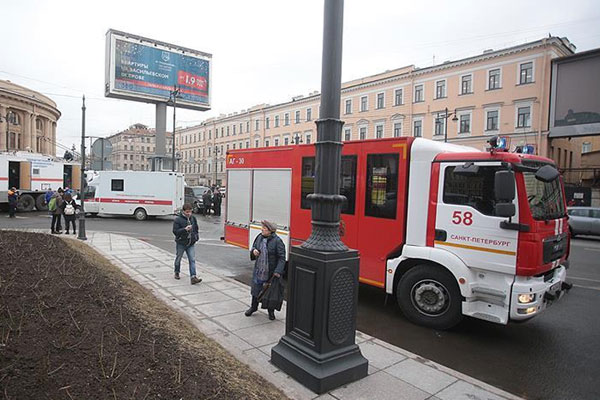 Rusya'da metroda patlama