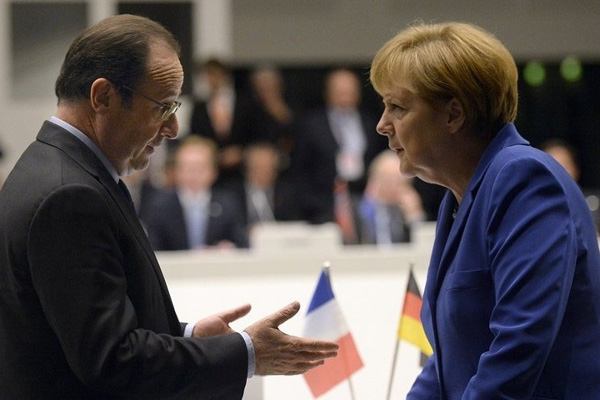 Merkel ve Hollande'dan ortak Suriye açıklaması