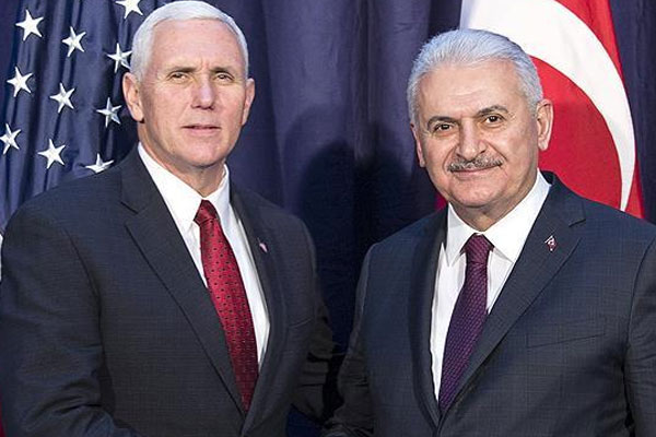 Yıldırım, ABD Başkan Yardımcısı'na: Ağırlığınızı koyun