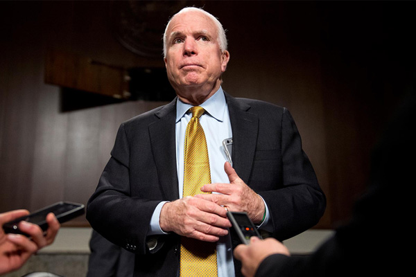 ABD'li senatör Mc Cain: ÖSO'yu desteklemeli ve Suriye'de güvenli bölge oluşturmalıyız