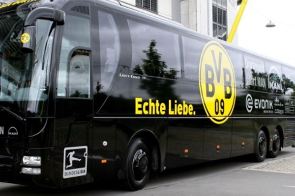 Borussia Dortmund-Monaco maçı öncesi patlama