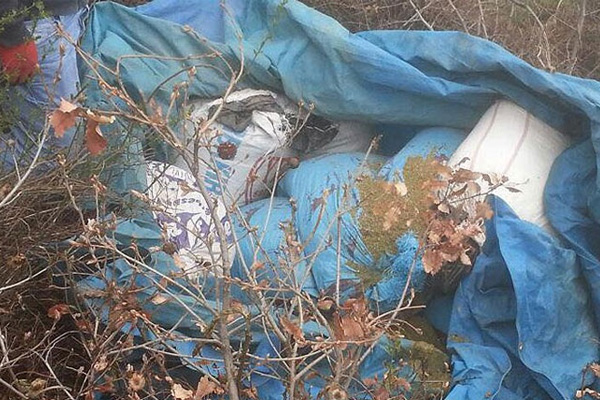 Lice'de 2 ton esrar ele geçirildi