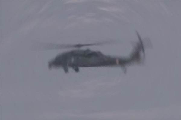 Yunan helikopteri kayboldu