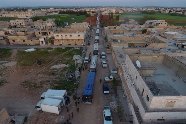 Suriye'de '4 bölge' tahliyesi sürüyor