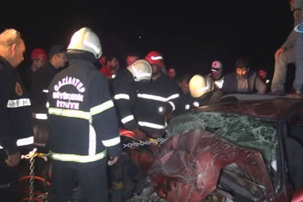 Gaziantep'te zincirleme kaza: 5 ölü