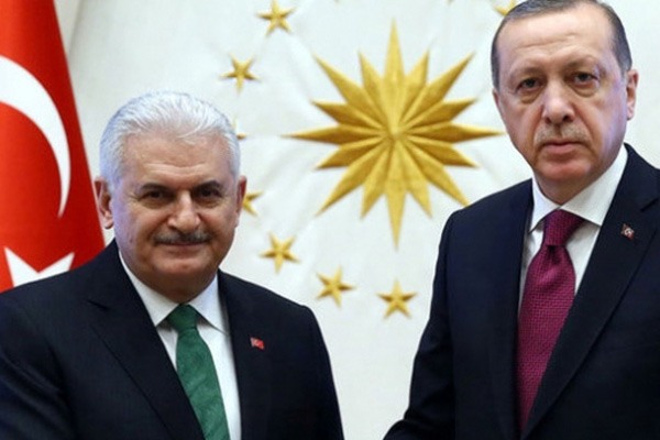 Erdoğan, Başbakan Yıldırım'ı kabul etti