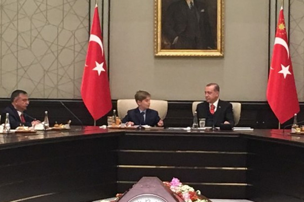 Küçük Cumhurbaşkanına 'Başkan olacak mısınız?' sorusu