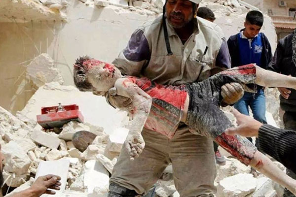 Esed'den yine varil bombalı katliam!