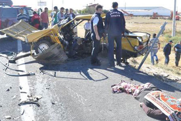 Hatalı sollama faciayla bitti