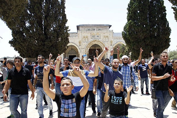 Kudüs'ün gençleri Aksa için 'tek vücut'