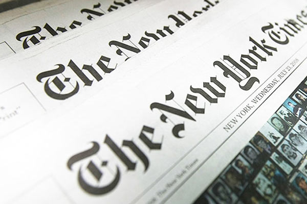 New York Times'ın yayını durduruldu