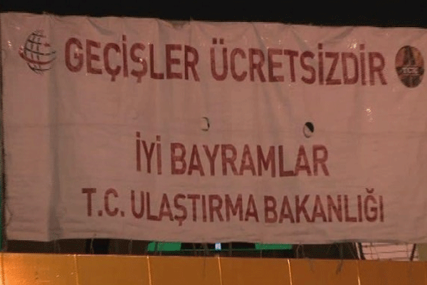 Ücretsiz geçişler başladı