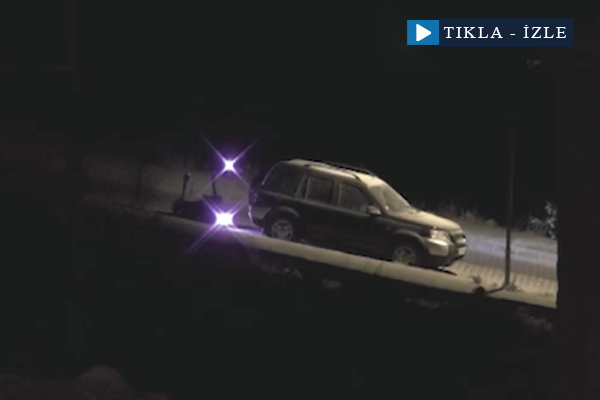 Bomba yüklü araç böyle patlatıldı!