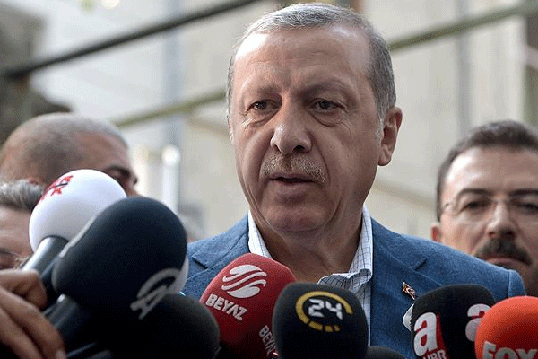 Erdoğan'dan izdiham için taziye mesajı