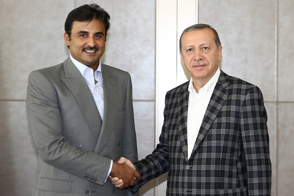 Erdoğan Katar Emiri ile görüştü