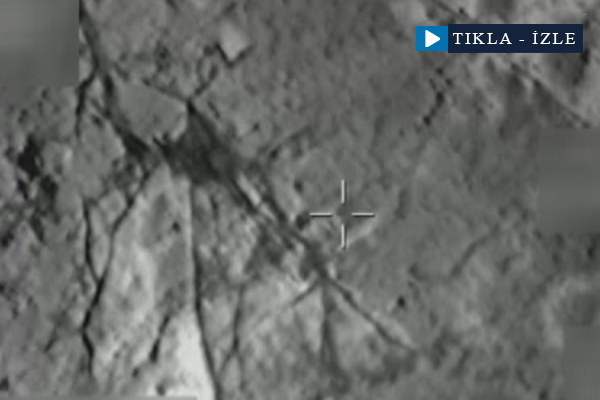 PKK'nın yeraltı mühimmat depoları böyle vuruldu!