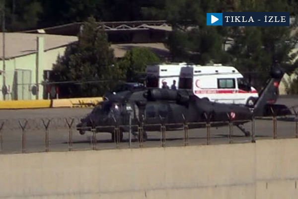 Şehit askerlerin naaşı Diyarbakır'a getirildi