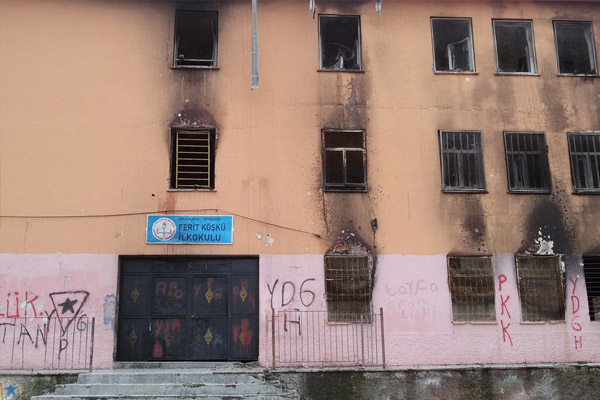 PKK'dan okullara 'boykot' saldırısı