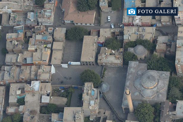 Sur ilçesi havadan böyle görüntülendi