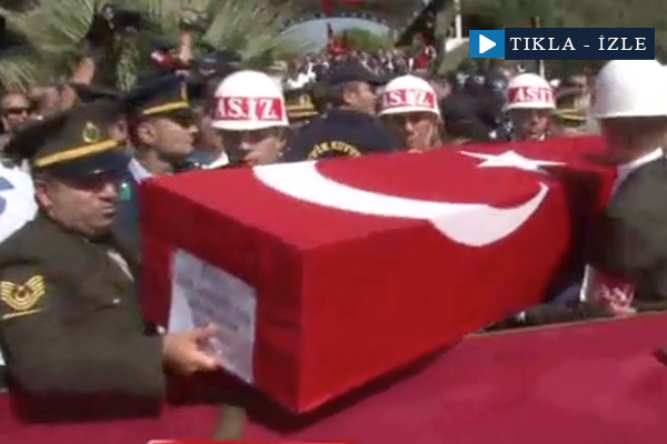 Şehit cenazesinde 'dua' gerginliği