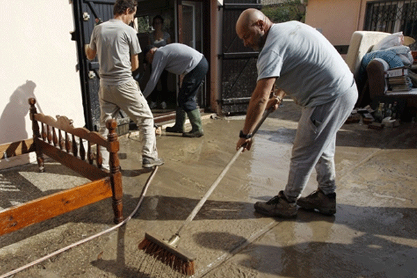 Fransa'da sel felaketi