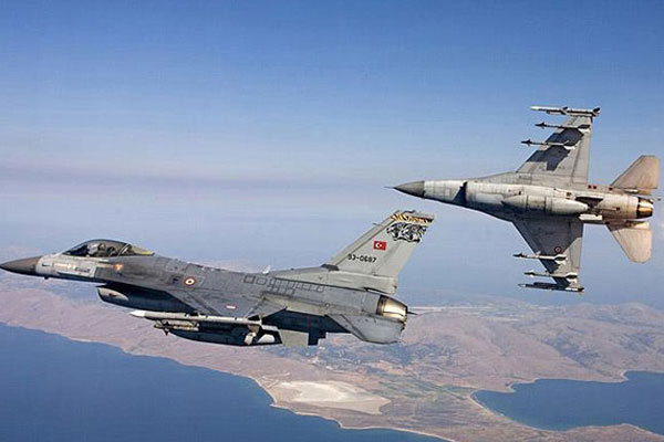 F-16'larımıza sınır hattında taciz
