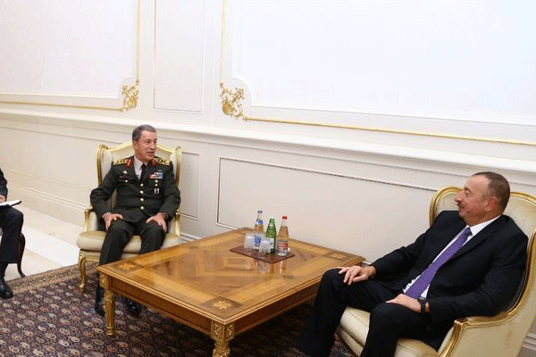 Genelkurmay Başkanı Aliyev'in konuğu