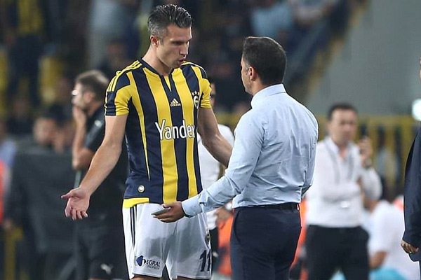 Van Persie ile ipler koptu!