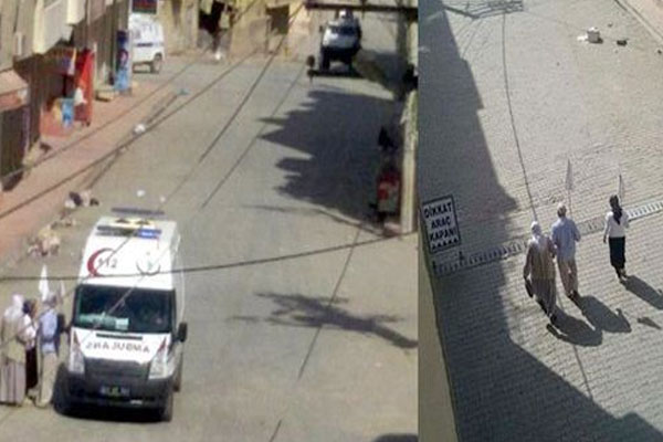 Hastalar hastaneye beyaz bayrakla gittiler