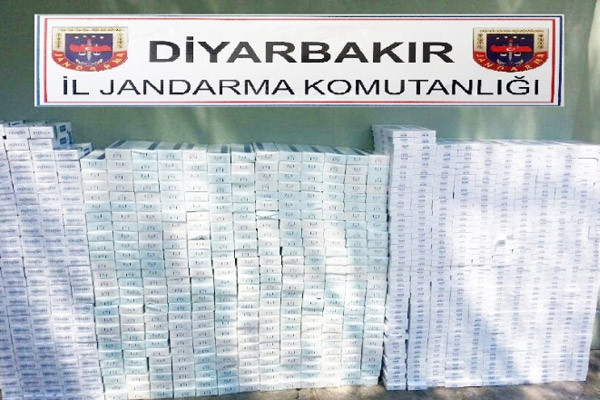 Diyarbakır'da kaçak sigara operasyonu