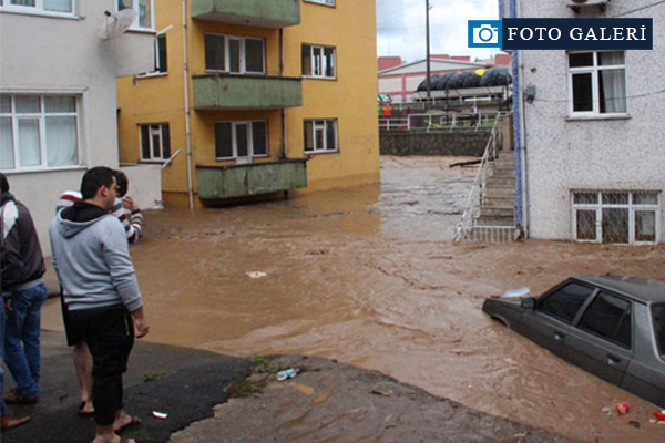Zonguldak'ı sel aldı