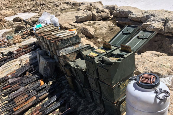 Şırnak’ta çok sayıda mühimmat ele geçirildi