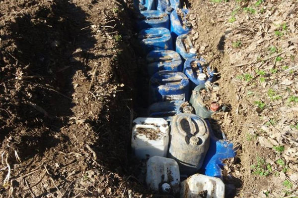 PKK'ya ait 2.5 ton patlayıcı imha edildi