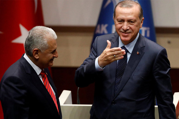 Erdoğan, Yıldırım'ı Beştepe'de kabul etti