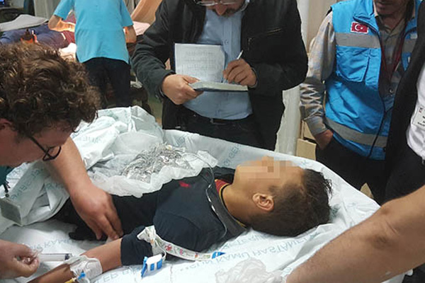 Maganda kurşunu 12 yaşındaki çocuğu yaraladı