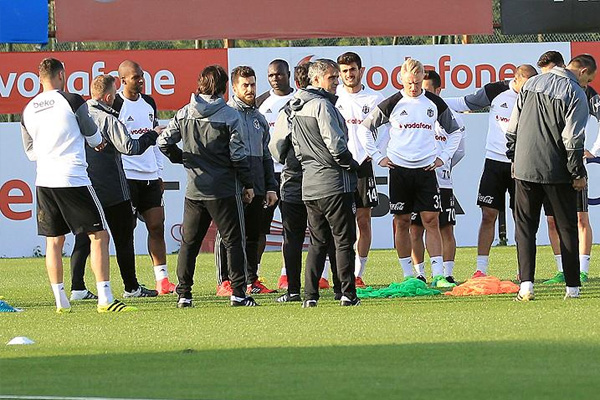 Beşiktaş'ta derbi hazırlıkları devam ediyor