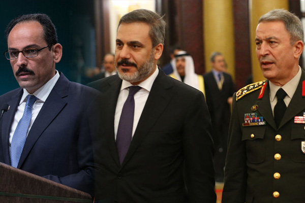 Hulusi Akar, İbrahim Kalın ve Hakan Fidan ABD'ye gitti