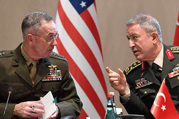Genelkurmay Başkanı Akar ABD'li mevkidaşı ile görüştü