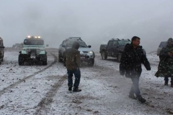 Mayıs ayında kar yağdı